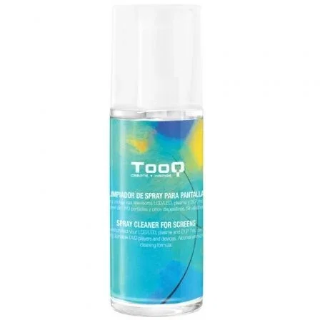 TOOQ Kit Limpiador de Pantallas 150ml con Paño de Microfibra